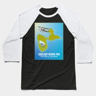 Guadeloupe National Park map Baseball T-Shirt